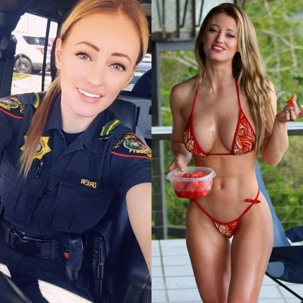 Beauties With And Without Their Uniform