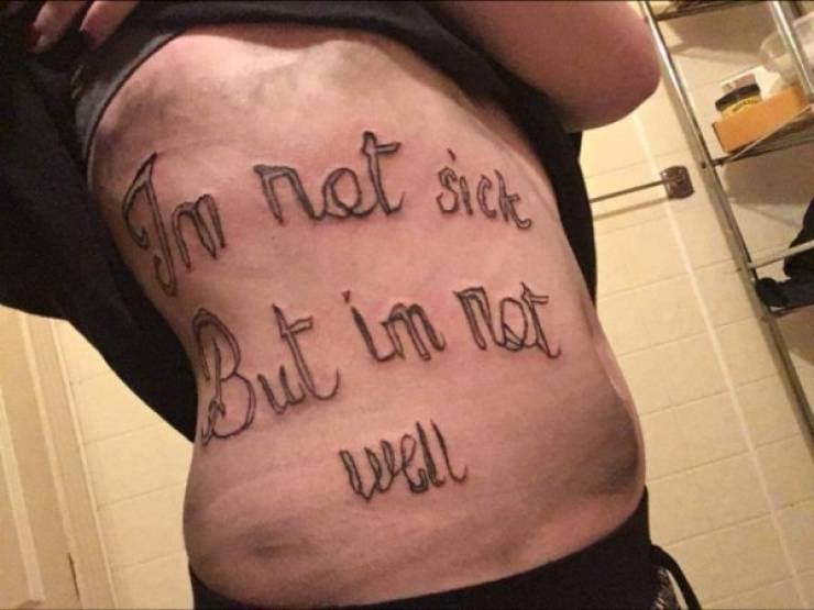 These Tattoos Are Very Bad…