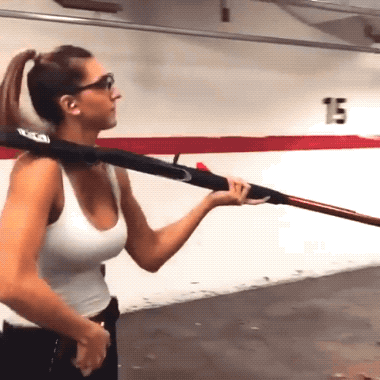 Girls And Their Big Guns!