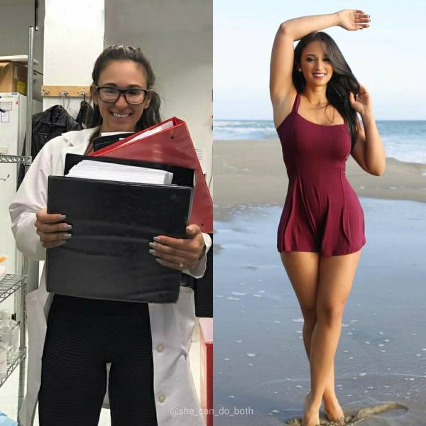 Hot Girls In Uniforms And Without Them