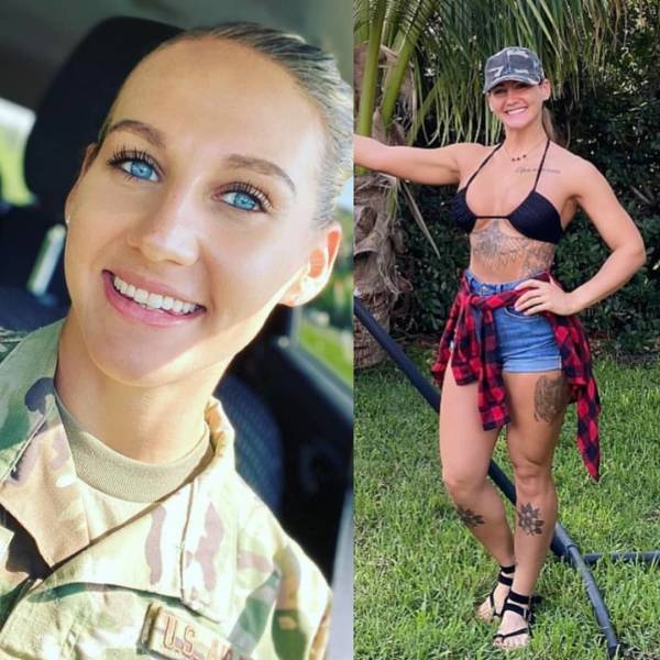 Hot Girls With And Without Their Uniforms