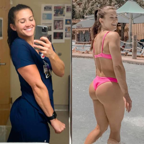 Hot Girls With And Without Their Uniforms