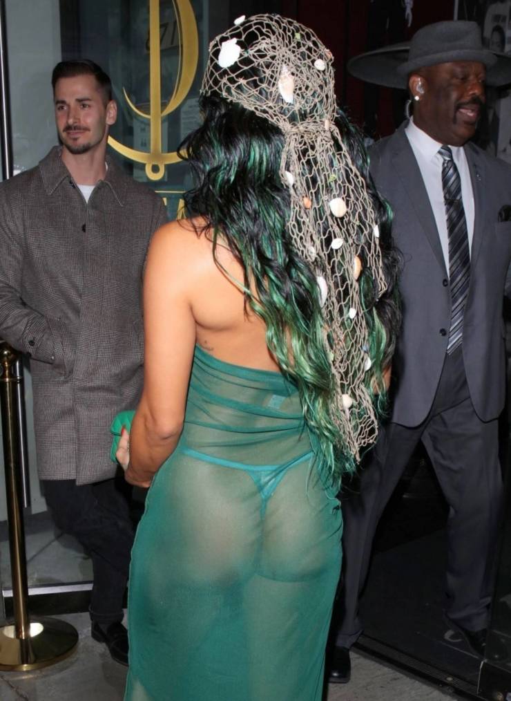 Karrueche Tran And Her Transparent Dress