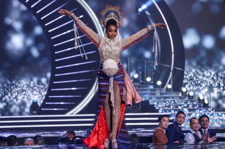 “Miss Universe” Contestants Wearing Their National Costumes