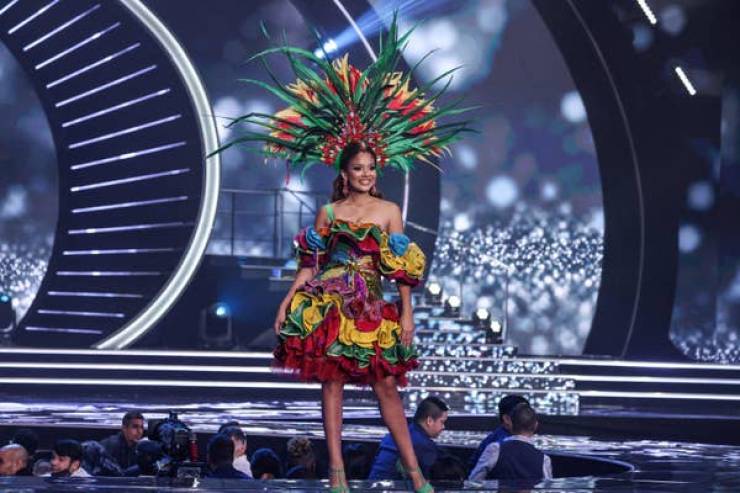 “Miss Universe” Contestants Wearing Their National Costumes