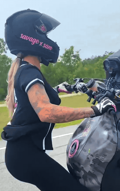 Sam Cook, Hotness On Two Wheels!