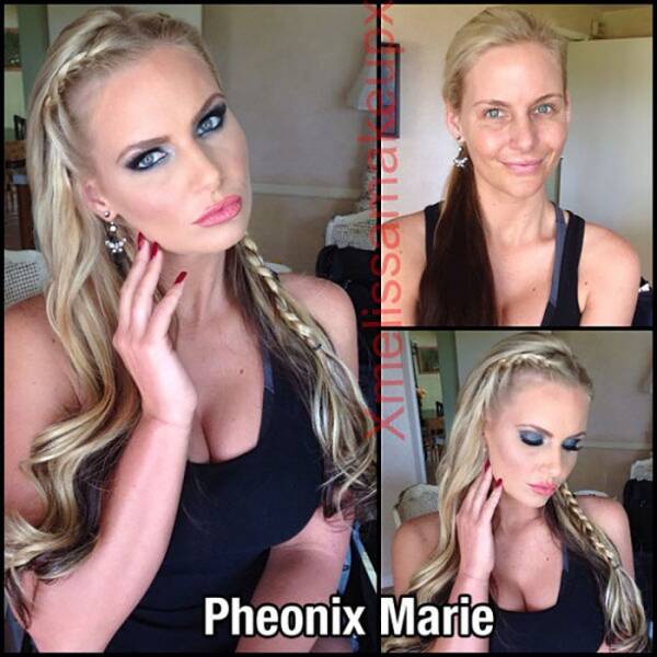 Adult Movie Stars With And Without Makeup