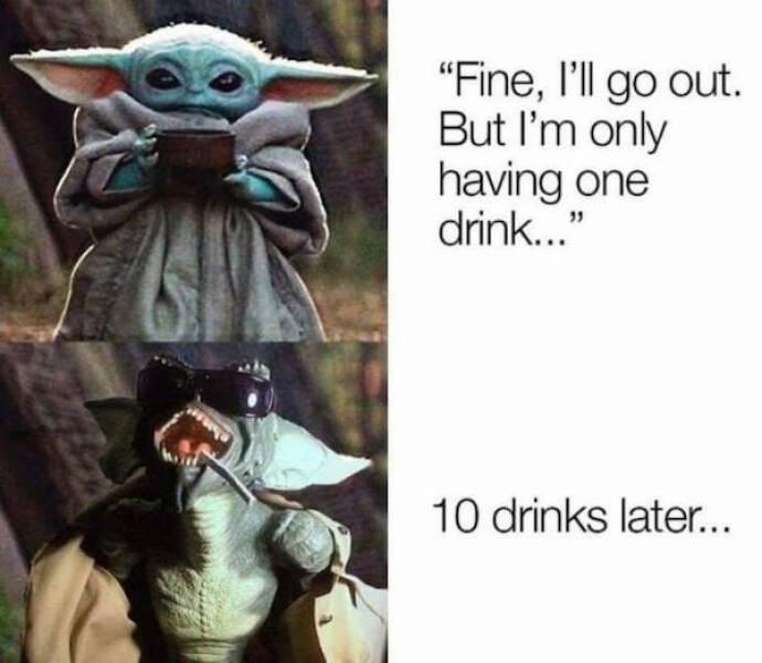Drinking Never Ends…