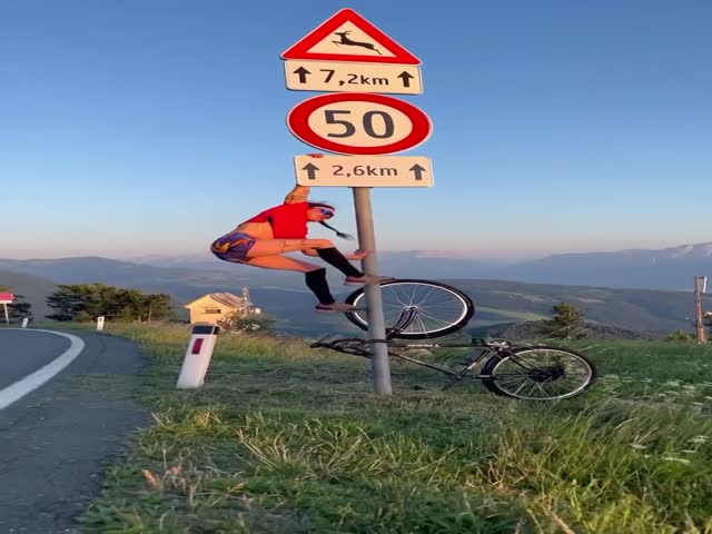 Pole Dance On The Road