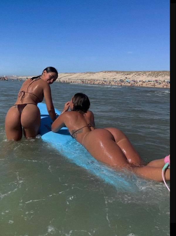 Hot Girls Bending Their Backs