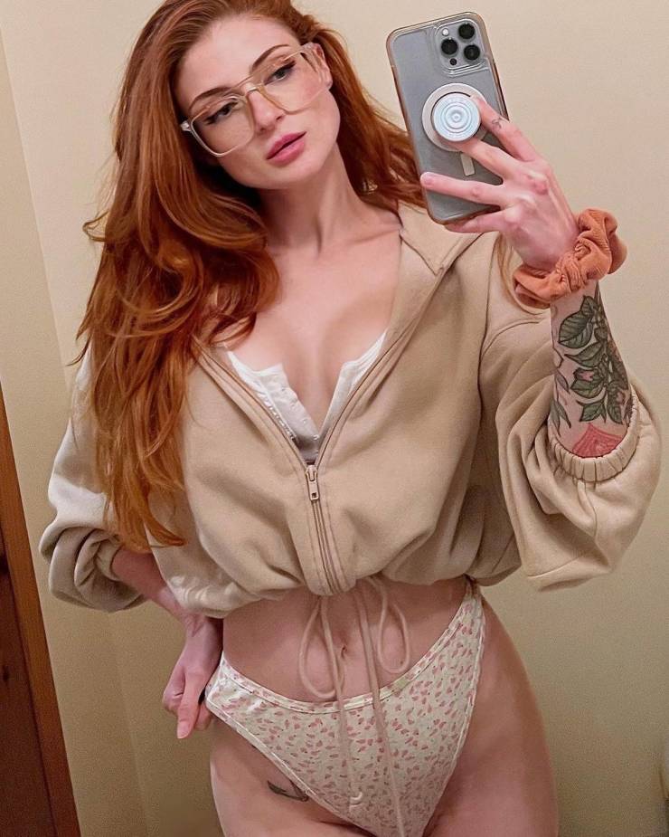 Pretty Eyes Behind Cute Glasses
