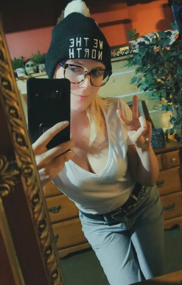 Pretty Eyes Behind Cute Glasses