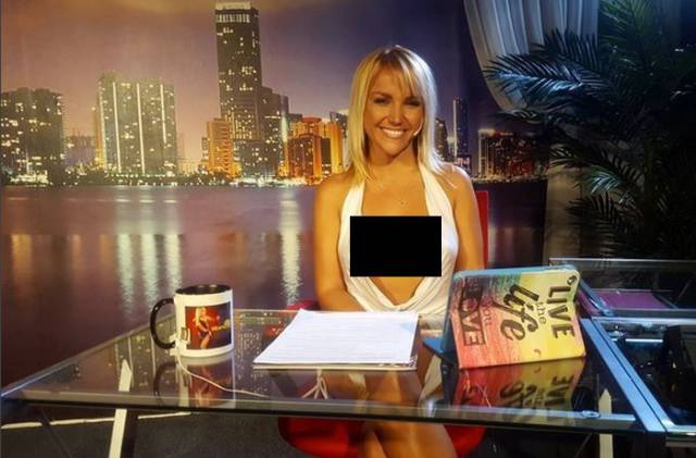 No Idea How She’s Allowed To Host On TV Basically Nude