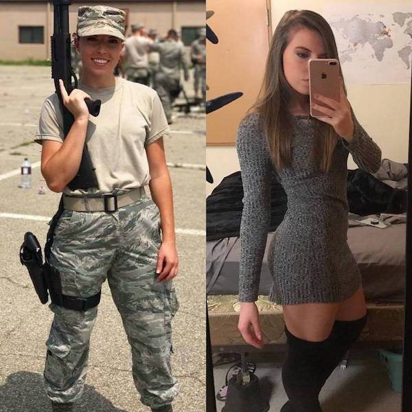 Uniform Ladies Don’t Always Wear Their Uniforms
