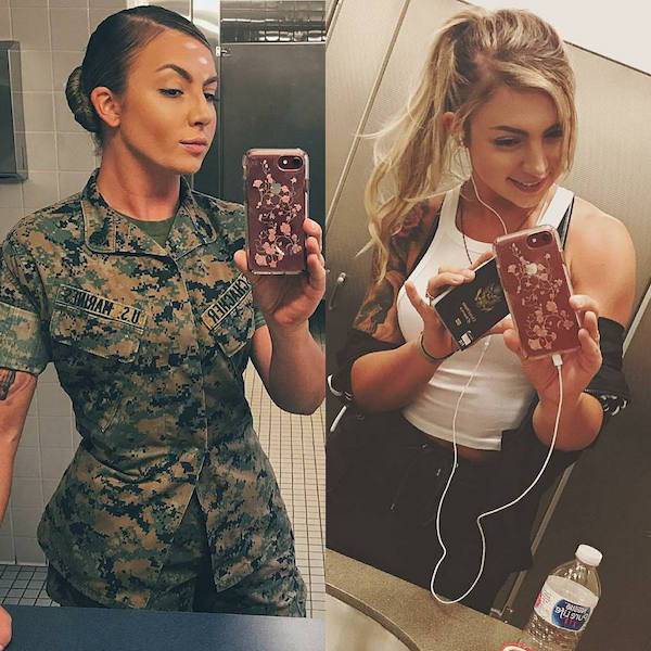 Uniform Ladies Don’t Always Wear Their Uniforms