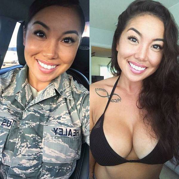 Uniform Ladies Don’t Always Wear Their Uniforms