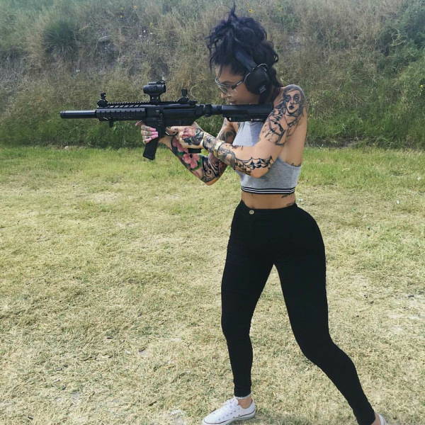 Hot Weapon Wielding Ladies