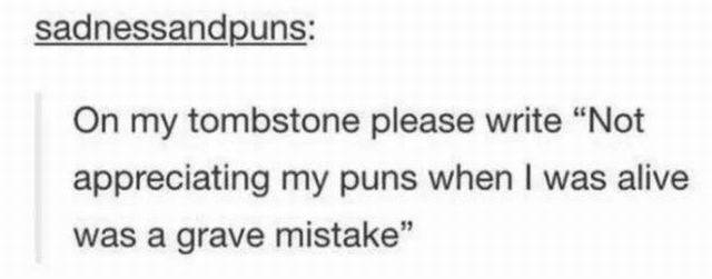 This Post Is Really Punny!