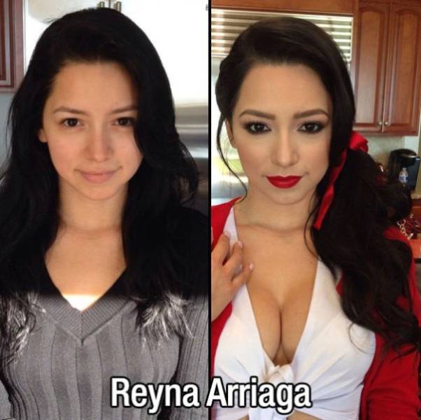 How Makeup Changes Pornstars