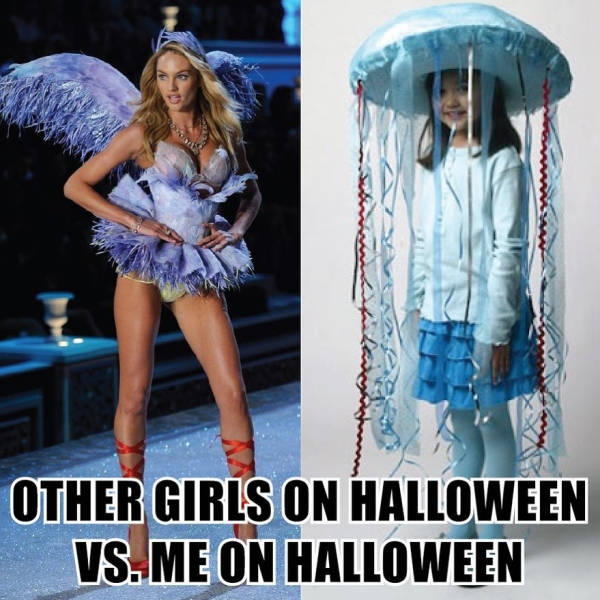 Different Girls – Different Halloween Costumes