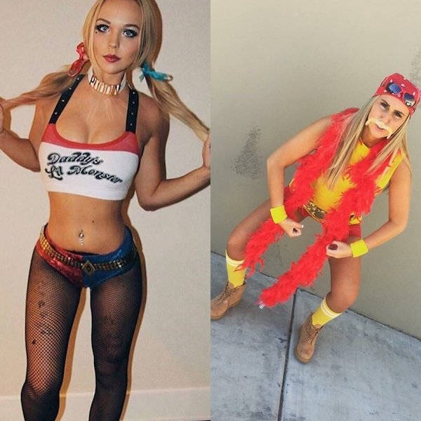 Different Girls – Different Halloween Costumes