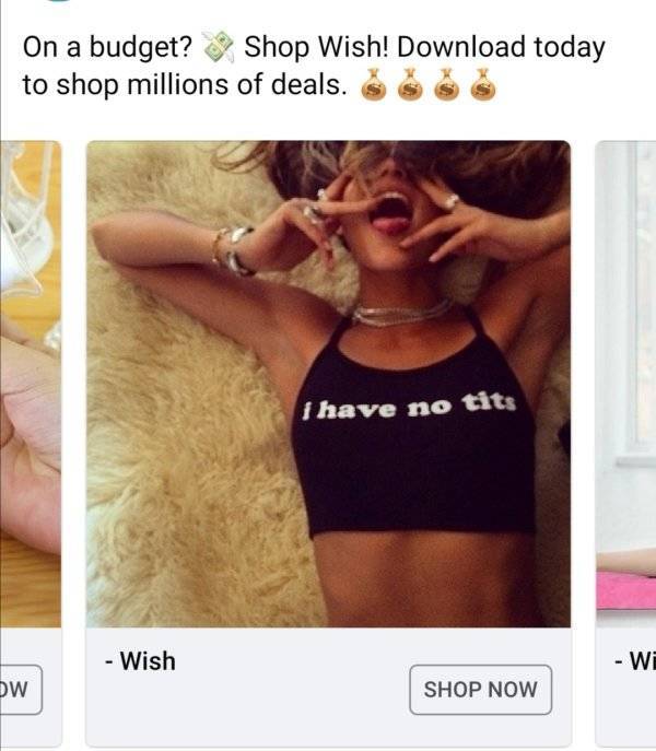 Wish.com Recommends Some Truly Twisted Stuff…