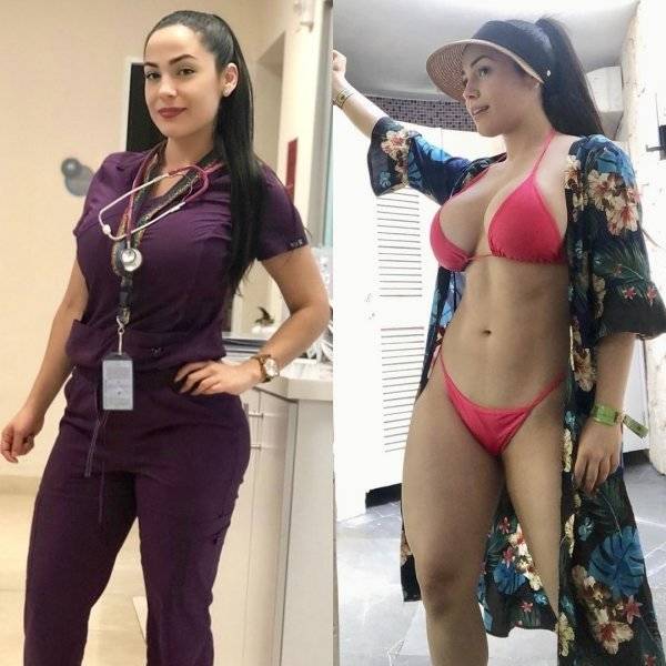 Beautiful In Uniform, Beautiful Without It!