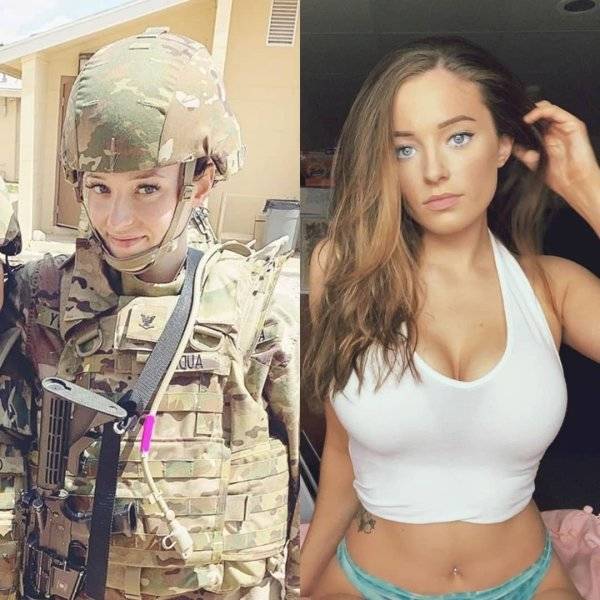 Beautiful In Uniform, Beautiful Without It!