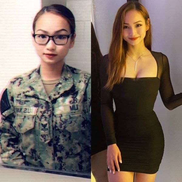 Beautiful In Uniform, Beautiful Without It!