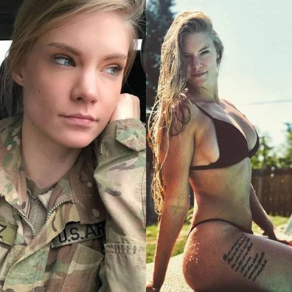 Beautiful In Uniform, Beautiful Without It!