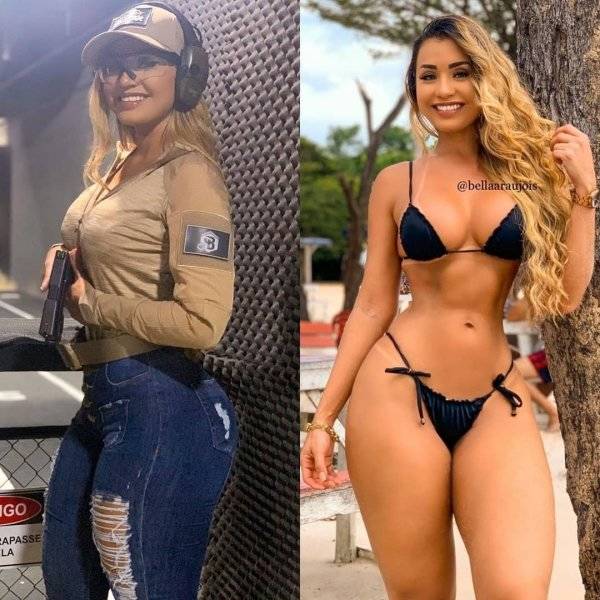 Beautiful In Uniform, Beautiful Without It!
