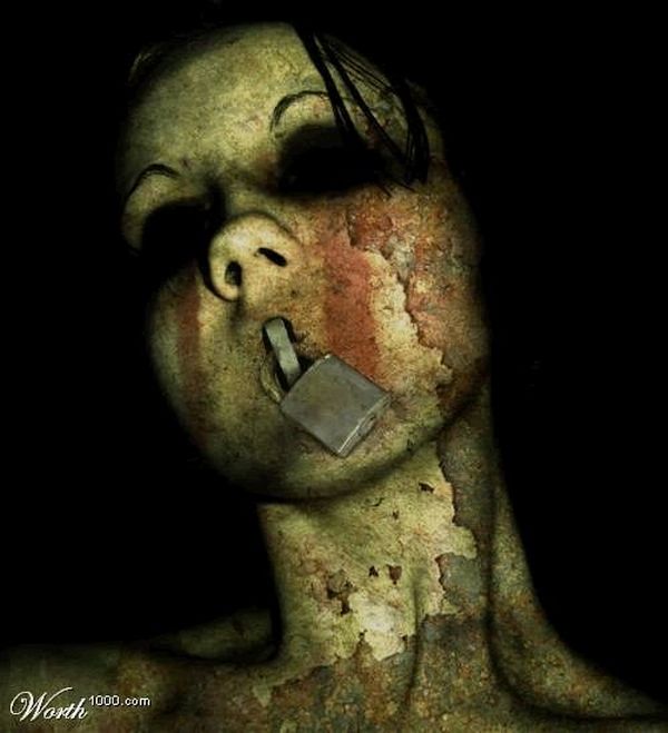 Scary faces (26 pics)