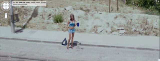 Prostitutes Spotted on Google Street View (24 pics)