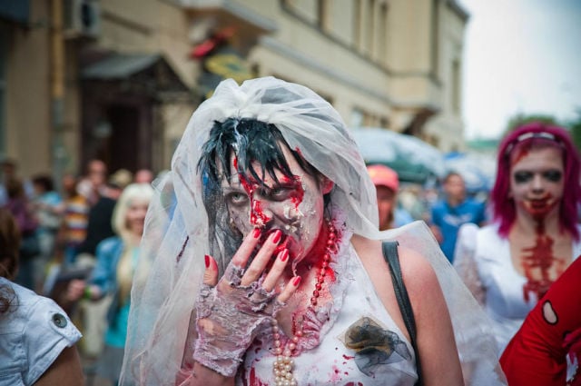 Zombie Walk in Moscow (84 pics)