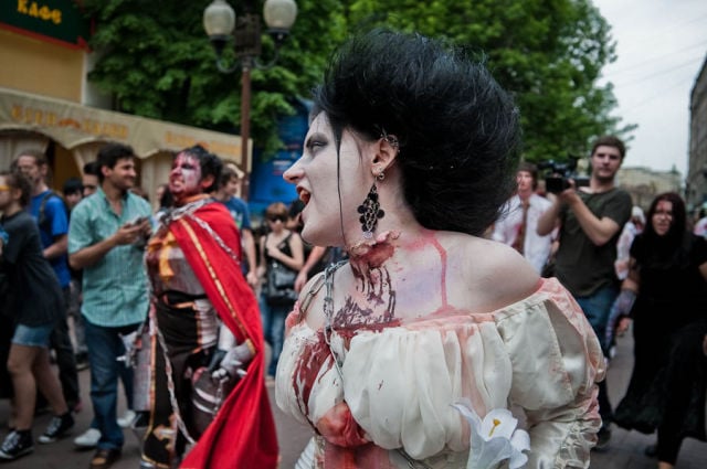 Zombie Walk in Moscow (84 pics)