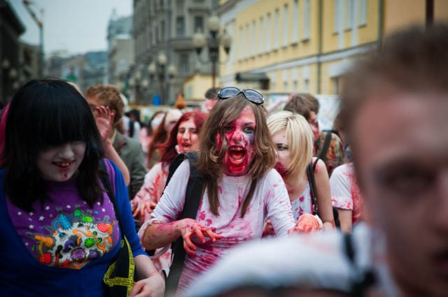 Zombie Walk in Moscow (84 pics)