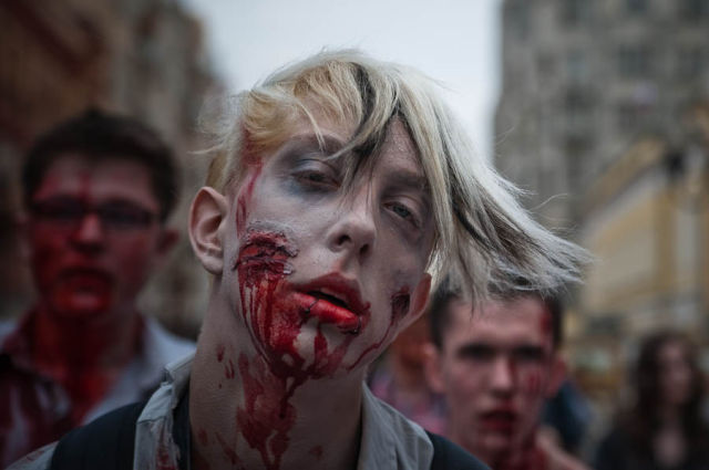 Zombie Walk in Moscow (84 pics)