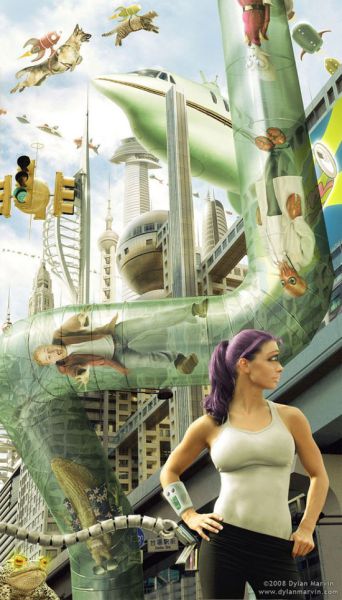 Works of Art Inspired by Futurama TV Show (39 pics)