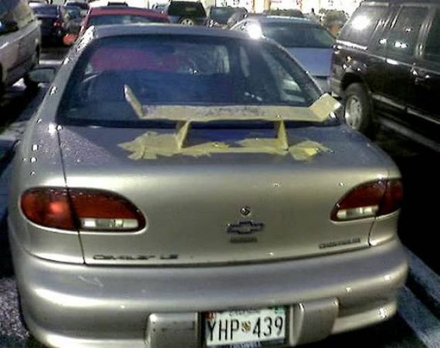 Ridiculous Car Spoilers (15 pics)