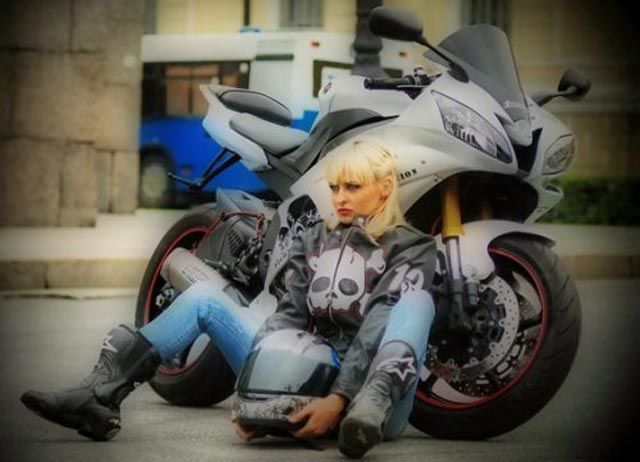 Emma, a Motorcycle Chick