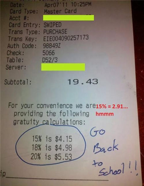 Funny Tipping