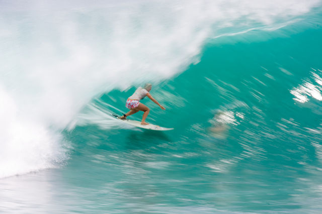 Awesome One-Armed Surfer