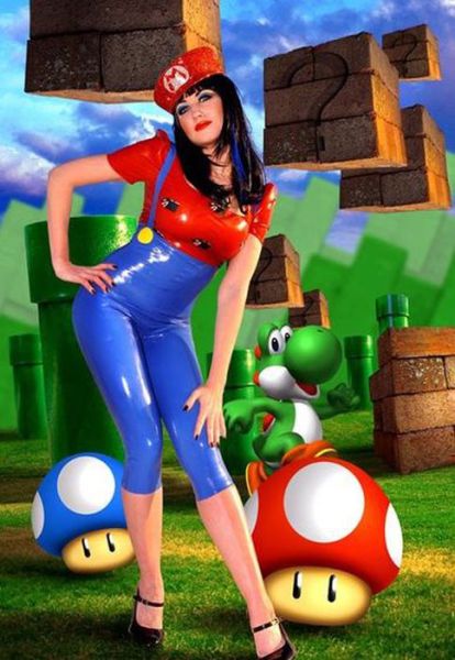 Curvy Cosplayers Wearing Latex