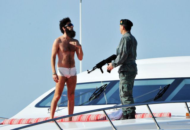 Yacht Adventure of Sacha Baron Cohen and Elisabetta Canalis