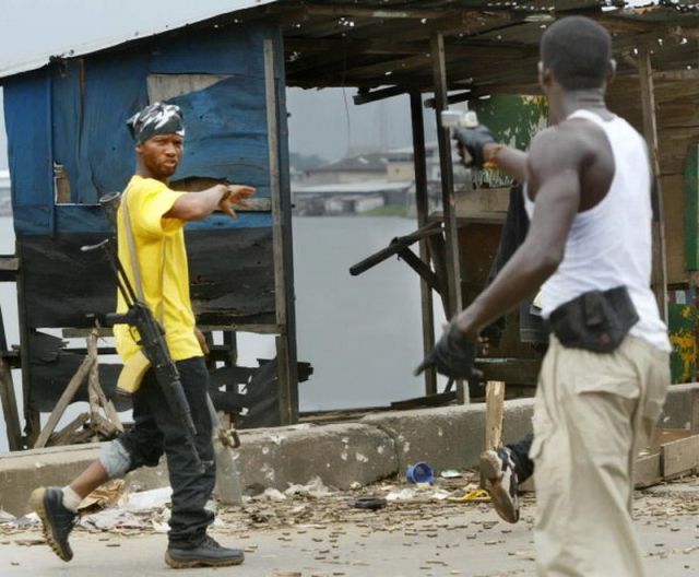 A Frightening Portrayal of African Fighters