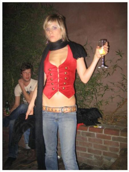 Drunk Girls Embracing The Christmas Spirit Of Giving