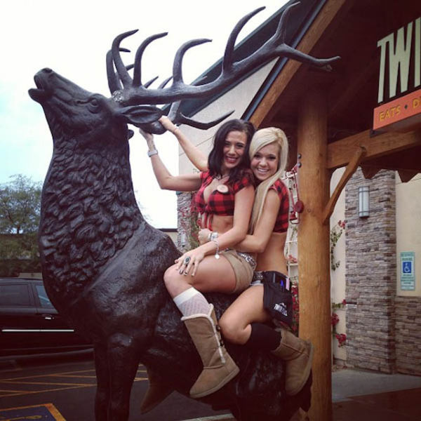 The Busty Waitrons of Twin Peaks Restaurants