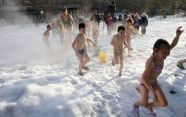 Bizarre Practice of Russian Kindergarten