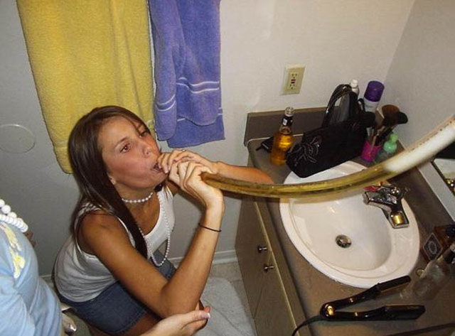 Binge Drinking Beer-Bonging Babes