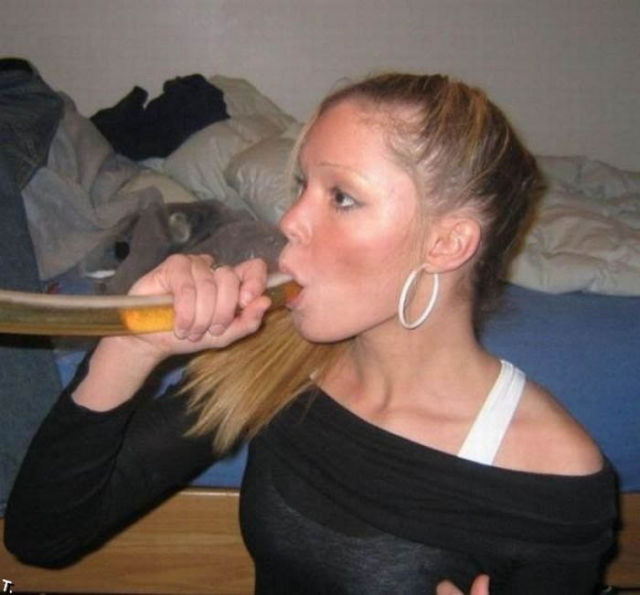 Binge Drinking Beer-Bonging Babes